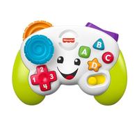 Fisher-Price Laugh & Learn Game Controller, UK English Version | Giocattolo per neonati e bambini, verde, attività di apprendimento musicale, gioco pratico, per bambini dai 6 mesi in su