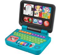 Fisher-Price Ridi e Impara Il Mio Primo Laptop, Giocattolo Elettronico con Contenuti Educativi Smart Stages, Giocattolo per Bambini 6+ Mesi, Edizione: UK-Inglese , HGW96