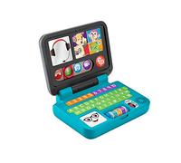 Fisher-Price Laugh & Learn Let's Connect Laptop - UK English Edition, electronic toy with Smart Stages learning content for infants and toddlers