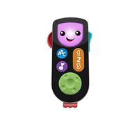 Fisher-Price Laugh & Learn Stream & Learn Remote - UK English Edition, electronic pretend toy with educational content for infants and toddlers