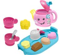 Fisher-Price Laugh & Learn Sweet Manners Tea Set, early development & activity toy, teaches nice manners, sharing, and more, ages 18-36 months, DYM76