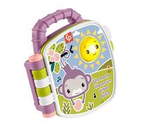 Fisher-Price - Il Libro delle canzoncine della Scimmietta Viola, libro musicale con luci e suoni per l'apprendimento, versione spagnola castigliana, giocattolo per bambini, 6+ mesi, JFN09