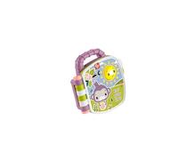 Fisher-Price Libro interattivo con filastrocche della scimmia viola con effetti sonori e luminosi per bambini dai 6 mesi in su, versione francese, JFN05