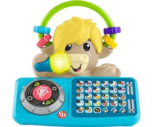 Fisher-Price Link Squad Yack - Giocattolo di risveglio per bambini con musica e luci interattive, a partire da 9 mesi, versione francese, HYK96