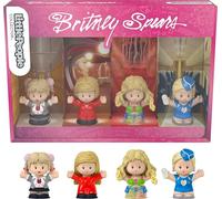 Fisher-Price Little People Collector Britney Spears Special Edition Set, 4 Iconic Figures in Display Box, Adult Collectible, Ages 13+
