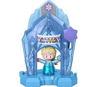 Fisher-Price Little People - Disney Frozen Elsa's Palace Portable playset with Figure for Toddlers and Preschool Kids Ages 1 ½ to 5 anni