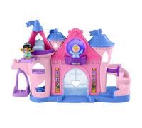 Fisher-Price Little People Disney Princess - Magical Lights & Dancing Castle, PlaySet Castello con Luci, Suoni e Personaggi Cenerentola e Jasmine Inclusi, Giocattolo per Bambini, 1-5 Anni, HND55