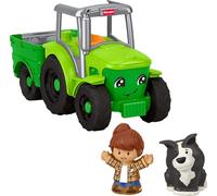 Fisher-Price Little People JCW70 - Trattore da spingere e giocare, con 2 personaggi musicali, per bambini dai 1 anni in su