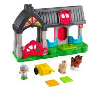 Fisher-Price Little People - Maneggio dei Cavalli, playset con suoni, fienile e