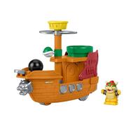 Fisher-Price Little People My Mario Galeone di Bowser, Giocattolo per Bimbi Piccoli, playset con Personaggio per Il Gioco di finzione nell'età prescolare, per Bambini dai 18 Mesi in su, JHG62