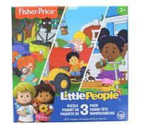 Fisher-Price Little People Puzzle In Jigsaw Da 18 Pezzi 3 Pack