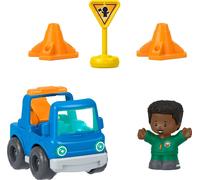 Fisher-Price Little People Roadside Tow & Go Figure & Vehicle Set