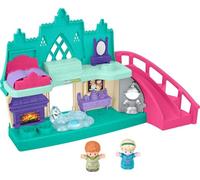 Fisher-Price Little People - Set da gioco per bambini con castello di Arendelle di Frozen, con luci e suoni, statuette di Anna ed Elsa, per giochi di finzione, età 18+ mesi (esclusiva Amazon)