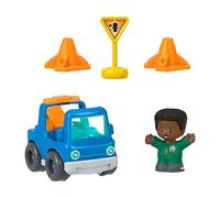 Fisher-Price Little People Soccorso stradale Set con personaggio e veicolo | Set da gioco di soccorso con 5 pezzi, per bimbi in età prescolare da 1 anno, JMT87