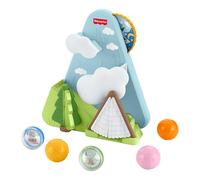 Fisher-Price - Montagna di Palline, Set a Tema Amici della Foresta con 5 Palline Colorate e a Forma di Animali, Flipper a Forma di Albero e Anello con Il Meteo, 9+ Mesi, JLB88