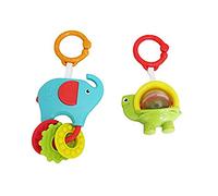Fisher-Price On-The-Go Baby Dome FTD51 - Ricambi per giocattoli di ricambio, elefante e tartaruga