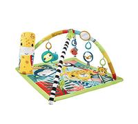 Fisher-Price 3-In-1 Baby & Toddler Gym, Baby Play Mat & Sensory Toys For Tummy Time, Rainforest Multicolore Tappetino da gioco