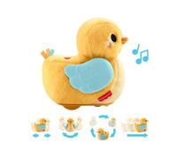 Fisher-Price Paperella Coccola e Gattona 4 in 1 | Peluche musicale, movimento dondolante e battito d’ali, per gattonare e tummy time, da 0 mesi, JMX99