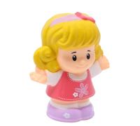 Fisher-Price Parte di ricambio per casa delle bambole da collezione Little People Surprise & Sounds DFN41 - Figura di ricambio per sorellina bionda