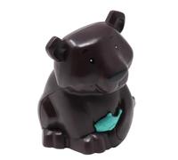 Fisher-Price Parte di ricambio per Little People Big ABC Animal Train Zoo Forest Playset HCL79 - Figura di orso nero di ricambio che tiene un pesce