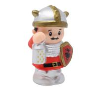 Fisher-Price Parte di ricambio per Little People Mighty King's Castle Royalty Playset CMV70 CMV73 - Figura di cavaliere di ricambio con lanterna
