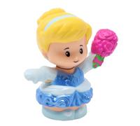 Fisher-Price Parte di ricambio per Little People Princess Castle Songs Palace Playset HGP76 - Figura di Cenerentola di ricambio con bouquet di fiori rosa - Base del castello parlante