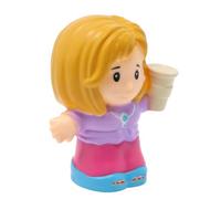 Fisher-Price Parte di ricambio per Little People Surprise & Sounds Home DFN41 - Figura di mamma bionda con tazza da caffè
