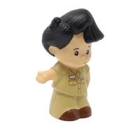 Fisher-Price Parte di ricambio per piccole persone da collezione Safari Zoo Parks Playground Dollhouse Playset Y8196 - Guida Ranger di ricambio Zookeeper Koby Figura Indossare Khaki Outfit