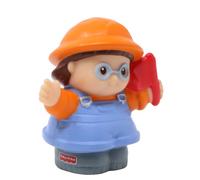 Fisher-Price Parte di ricambio per piccoli personaggi da collezione, gru e cave, set da gioco C0300, bandiera di ricambio per controllo del traffico con bandiera rossa