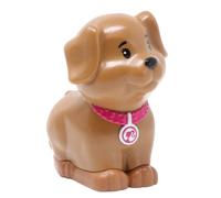 Fisher-Price Parte di ricambio per set da gioco da collezione per piccole persone Barbie Dreamcamper Family Camping HWB31 - Figura di cane marrone di ricambio