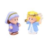 Fisher-Price Parti di ricambio per bambini da collezione Storia di Natale Natività Bibbia Story Playset J2404 - Set di personaggi di ricambio - Madre Maria e Angelo Gabriel