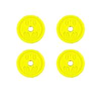 Fisher-Price Parti di ricambio per Imaginext Batmobile - GBK77 ~ DC Superfriends Transforming Batmobile R/C ~ Sacchetto di ricambio con 4 dischi proiettili gialli