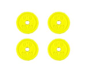 Fisher-Price Parti di ricambio per Imaginext Batmobile - GBK77 ~ DC Superfriends Transforming Batmobile R/C ~ Sacchetto di ricambio con 4 dischi proiettili gialli