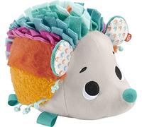 Fisher-Price Peluche per neonati Cuddle n' Snuggle Hedgehog con suoni e dettagli sensoriali, per bambini dai 3 mesi in su
