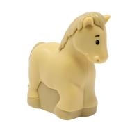 Fisher-Price Pezzo di ricambio per Little People Discovery Farm Barnyard Stable Playset HMJ60 - Figura di cavallo marrone chiaro di ricambio