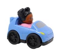 Fisher-Price Pezzo di ricambio per Little People Wheelies Garage Airport Dollhouse BLL96 - Ricambio auto blu Wheelies Cabrio con guida Tessa Figure