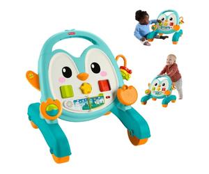 Fisher-Price Pinguino Musicale Primi Passi | 8 attività interattive, spingi e cammina con musica, abilità motorie di base e complesse, dai 6 mesi, JNH84