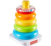 Fisher-Price, Piramide 5 Anelli, con Anelli Colorati e Base Oscillante, Giocattolo Impilabile Classico per Bambini 6+Mesi, GKD51
