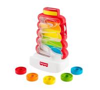 Fisher-Price - Piramide 5 Anelli, Versione con Base dondolante e Labirinto, 5 Anelli Colorati da impilare per sviluppare Le capacità motorie complesse, 9+ Mesi, JLB81