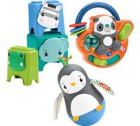Fisher-Price - Play Kit alla Scoperta di Causa-Effetto, 3 Giocattoli per Attività Infantili, HFJ93