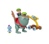 Fisher-Price - Playset a Tema Medievale con Gus Mini-Maxi Cavaliere Snodato, Drago, Catapulta e 2 Personaggi in Miniatura da Caricare e Lanciare, Giocattolo per Bambini 3+ Anni, HGP55