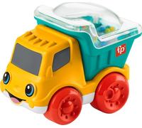Fisher-Price Poppity Pop - Camion con cassone ribaltabile, giocattolo da spingere con attività motorie fini, per bambini dai 6 mesi in su
