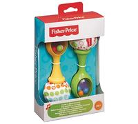 Fisher-Price Little People Maracas Baby Scoperte, 2 Coloratissime Maracas da Afferrare, Scuotere e Suonare, Giocattolo per Bambini 3+ Mesi