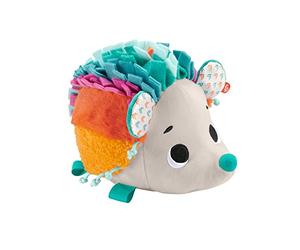 Fisher-Price - Riccio Coccole e Abbracci, Soffice Peluche con Suoni e Superfici da Esplorare, Giocattolo per Neonati 0+ Mesi, HBP42