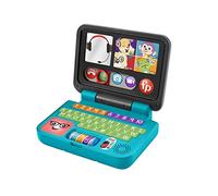 Fisher-Price Laugh & Learn Ridi e Impara Il Mio Primo Laptop, Edizione italiana, Giocattolo Elettronico con Contenuti Educativi Smart Stages, Giocattolo per Bambini 6+ Mesi