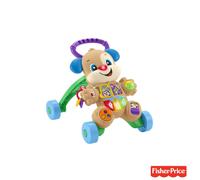 Fisher-Price Cagnolino Primi Passi - Ridi & Impara, Edizione multilingue, giocattolo musicale per camminare; Giocattolo per Neonati e Bambini da 6+ mesi
