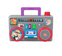 Fisher-Price - Ridi & Impara Stereo Baby DJ - Edizione multilingue, gioco attività musicale con contenuti didattici per neonati e bambini piccoli, Giocattolo per Bambini 6+ Mesi, HHX10