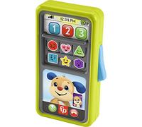 Fisher-Price Smartphone Scorri e Impara, Telefono Giocattolo didattico per Neonati e Bambini ai Primi Passi, Giocattolo per Bambini 9-36 Mesi, Edizione: UK-Inglese, HNM84