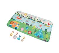 Fisher-Price Baby Playmat Extra Big Adventures 60 x 32 Inch Mat with 4 Sensory A