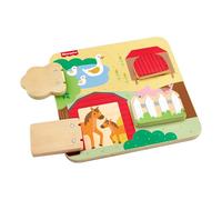 Gioco in legno nascondino con animali della fattoria Fisher-Price